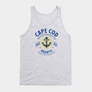 Cape Cod, Massachusetts Deep Sea Aquatic Maritime Discovery 1602 Tank Top